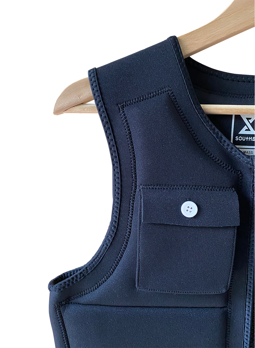 Bennington Black & White Impact Vest