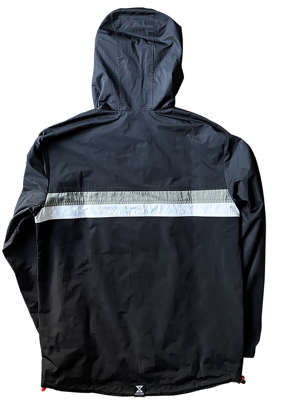 Focal Zip Through Black, Gold & White