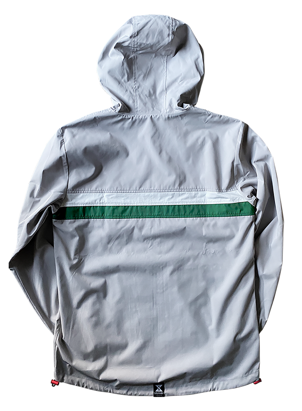 Focal Zip through Grey, Green & White Shell Jacket