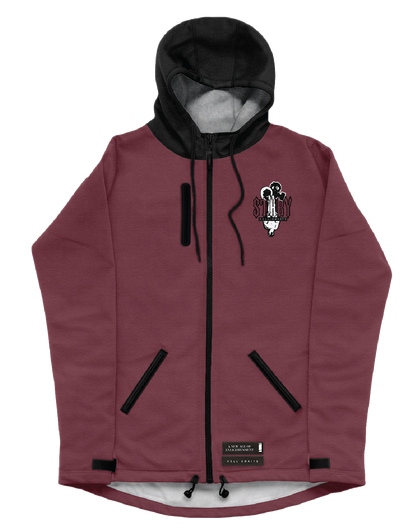 Hell Awaits Onefive Neoprene Coat WINE