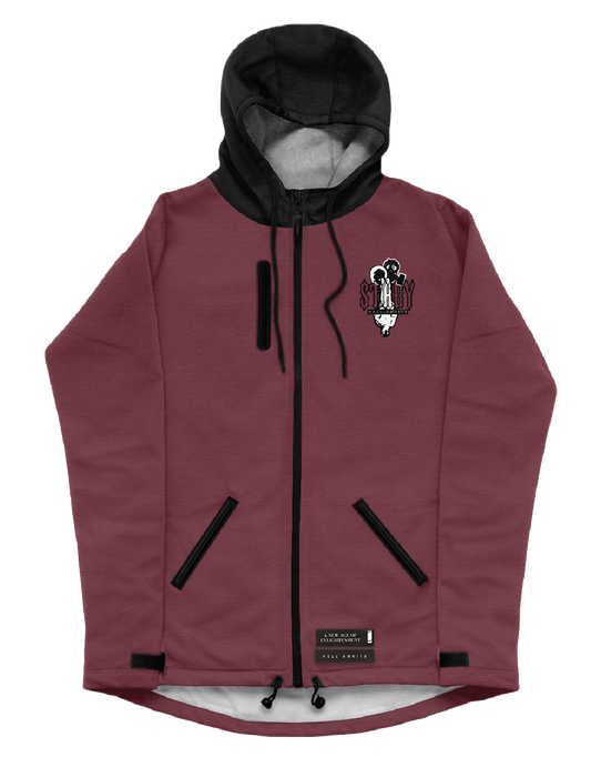 Hell Awaits Onefive Neoprene Coat WINE