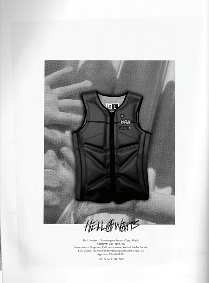 HELL AWAITS Harvest Impact Vest Black